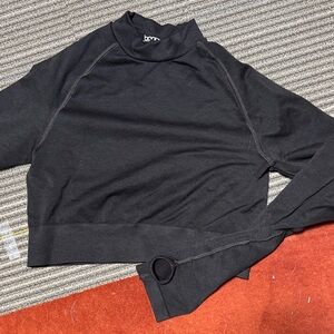 Boohoo Black Turtleneck nylon top